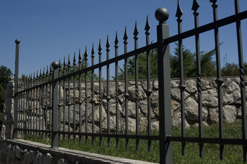 Cemetery Fence Installation detail